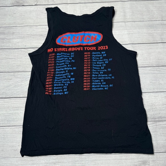 Clutch No Stars Above Tour Men’s Tank Top Size Medium - Picture 4 of 4